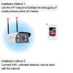J-02100 1.0MP Dual-Antenne Smart Wireless Wifi IP-Kamera, Unterstützung Infrarot Nachtsicht & TF-Karte (max. 64 GB) – Bild 7