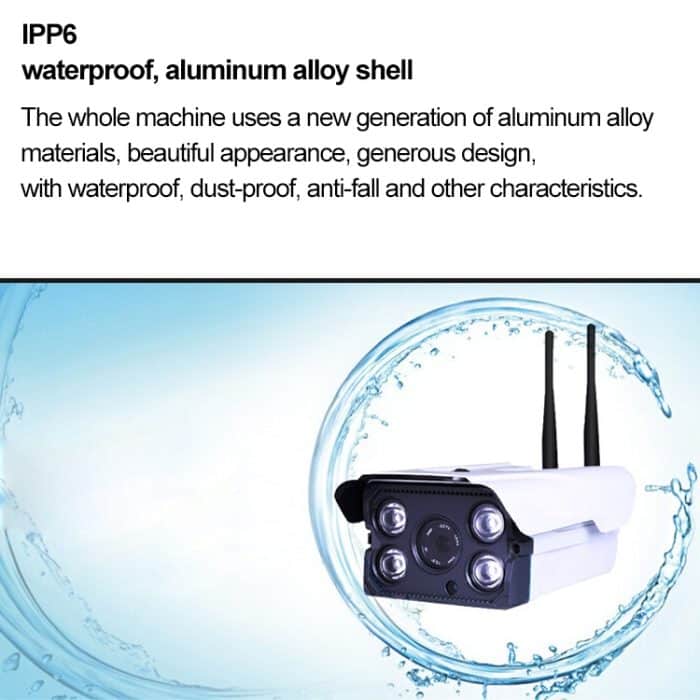 J-02100 1.0MP Dual-Antenne Smart Wireless Wifi IP-Kamera, Unterstützung Infrarot Nachtsicht & TF-Karte (max. 64 GB) – Bild 8