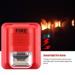 Sound-Light Feueralarm Warnung Blitzhorn Alarm Sicherheitssystem Sensor – Bild 7