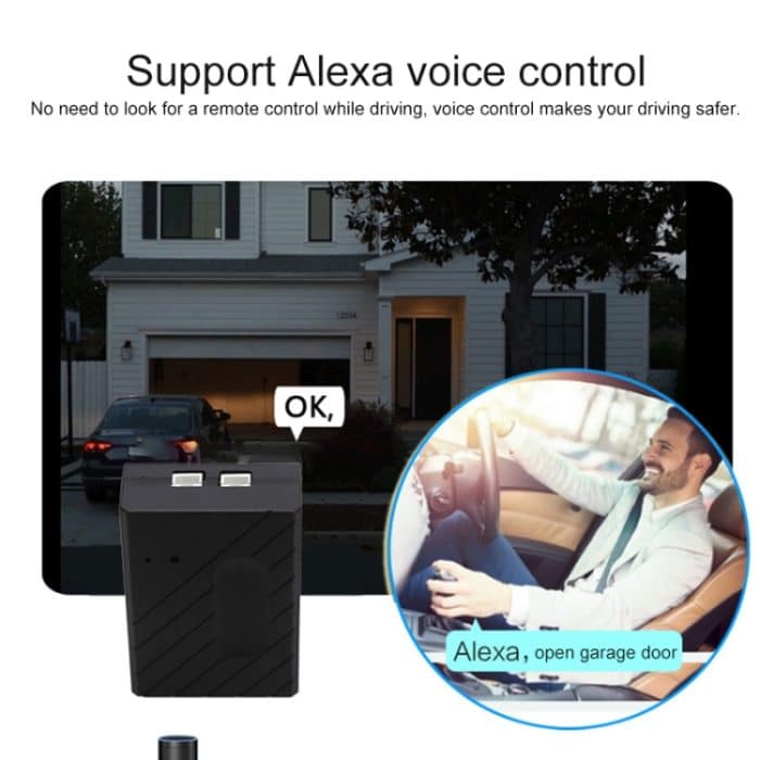 DY-CK400A Garagentorschalter Drahtlose WiFi-Fernbedienung, Unterstützung für Alexa Voice Control & APP Control & Multi-Person-Sharing – Bild 7