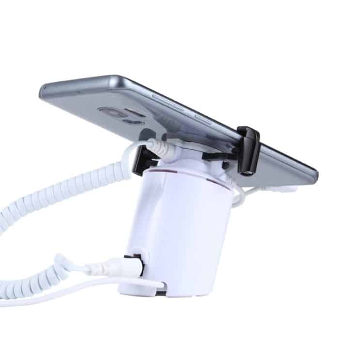 Zylindrischer Displayständer Sicherheitssystem Einbruchalarm- / Diebstahlalarm Displayhalter mit Infrarot-Fernbedienung für Mobiltelefone mit Typ-C / USB-C-Anschluss – Bild 6