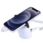 Zylindrischer Displayständer-Sicherheitssystem Einbruchalarm- / Diebstahlalarm-Displayhalter mit Infrarot-Fernbedienung für iPhone / iPod mit 8-poligem Anschluss
