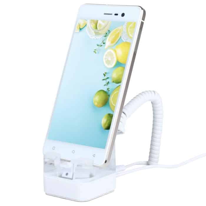 S10 Einbruch-Displayhalter / Diebstahlschutz-Displayständer mit Fernbedienung für Mobiltelefone mit Micro-USB-Anschluss – Bild 1