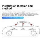 XY-C610 Auto Mini Digitalanzeige Kohlenmonoxid Rauchmelder Alarm ohne Batterie – Bild 6