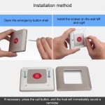 CW-01 Wireless Disabled Toilet Alarm-Ruftasten-Set – Bild 8