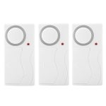 Home Security Wireless Fernbedienung Türfenster Sirene Magnetsensor Alarm Warnung, 1 Fernbedienung + 3 Magnetsensoren