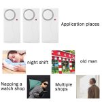 Home Security Wireless Fernbedienung Türfenster Sirene Magnetsensor Alarm Warnung, 1 Fernbedienung + 3 Magnetsensoren – Bild 11