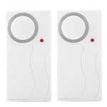 Home Security Wireless Fernbedienung Türfenster Sirene Magnetsensor Alarm Warnung, 1 Fernbedienung + 2 Magnetsensoren