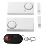 Home Security Wireless Fernbedienung Türfenster Sirene Magnetsensor Alarm Warnung, 1 Fernbedienung + 2 Magnetsensoren – Bild 5