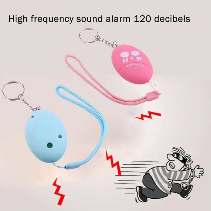 Mini Safe Football Lauter persönlicher Alarm mit Vergewaltigungsschutz für Mädchen und Kinder, 120 dB Alarm, 120Db, 120Db Blue – Bild 8