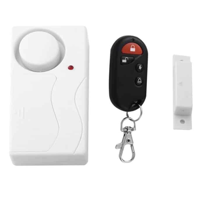 Home Security Wireless Fernbedienung Türfenster Sirene Magnetsensor Alarm Warnung, 1 Fernbedienung + 1 Magnetsensoren – Bild 5