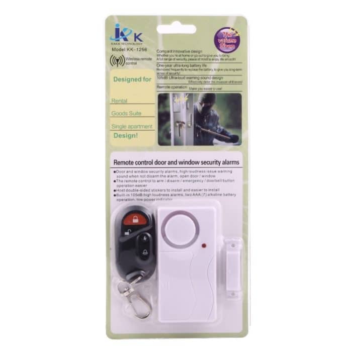 Home Security Wireless Fernbedienung Türfenster Sirene Magnetsensor Alarm Warnung, 1 Fernbedienung + 1 Magnetsensoren – Bild 6