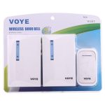 VOYE V015F2 Wireless Smart Music Haustürklingel mit Doppelempfänger, Fernbedienung Entfernung: 120 m (Open Air) – Bild 8