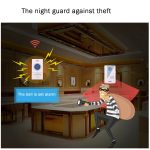 VOYE V001A2 Drahtlose Smart Music LED-Haustürklingel mit Doppelempfänger, Fernbedienung Entfernung: 120 m (Open Air) – Bild 9