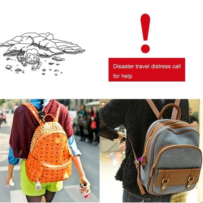 Dobermann-Schlüsselanhänger, persönlicher Sicherheitsalarm, Zugring, ausgelöster Anti-Angriffs-Sicherheits-Notfallalarm – Bild 9