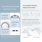 Original Xiaomi Mijia Honeywell Smart Feueralarm Rauchmelder Alarm, Arbeit mit Multifunktions-Gateway (CA1001) Mihome APP Control (Weiß) – Bild 9