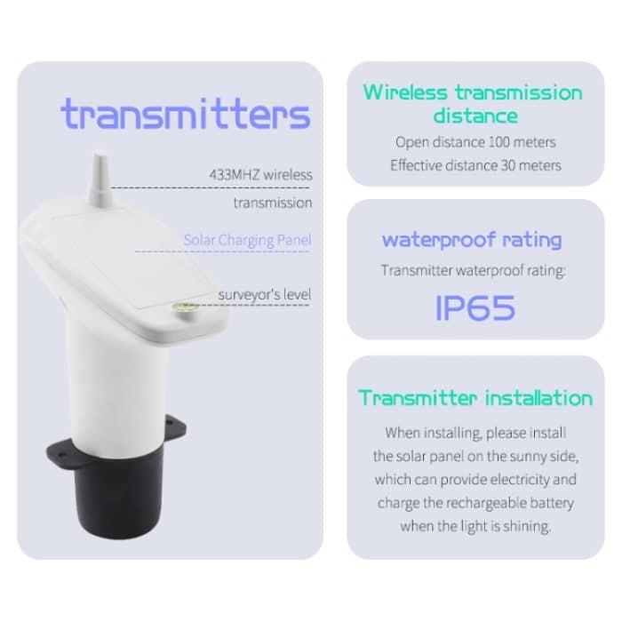 TS-FT005 Ultraschall-Flüssigkeitsstandmessgerät – Bild 4