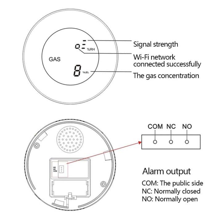 PA-210W WiFi + Tuya Gasalarm – Bild 6