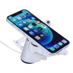 Zylindrischer Displayständer aus Aluminiumgehäuse Digitales magnetisches Sicherheitssystem Einbruchalarm- / Diebstahlalarm-Displayhalter für iPhone, iPod und iPad mit 8-poligem Anschluss