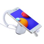 Zylindrischer Displayständer aus Aluminiumgehäuse Digitales magnetisches Sicherheitssystem Einbruchalarm- / Diebstahlalarm-Displayhalter für Mobiltelefone mit Micro-USB-Anschluss