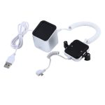 Aluminiumschale Vierkant-Diebstahlsicherungsständer Sicherheitssystem Einbruchalarm / Diebstahlalarm Displayhalter für Samsung / Huawei / Xiaomi / OPPO / vivo / LG mit Micro-USB-Anschluss – Bild 2