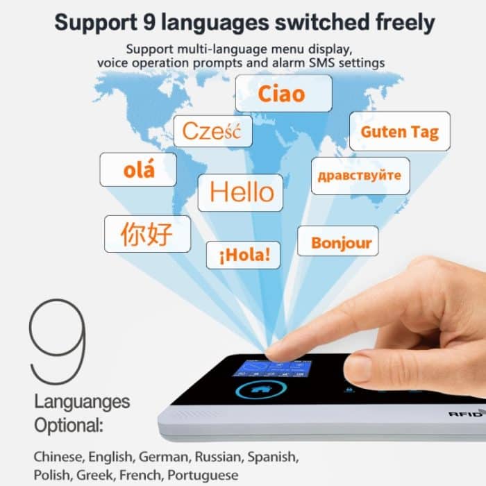 Intelligentes Alarmsystem PG-103-GSM WiFi + GSM-Touchscreen – Bild 15