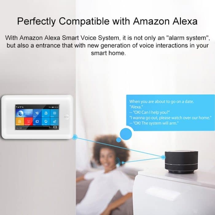 PG-106-GSM Intelligentes GSM / GPRS + WiFi-Alarmsystem mit Touchscreen- und RFID-Funktion – Bild 7