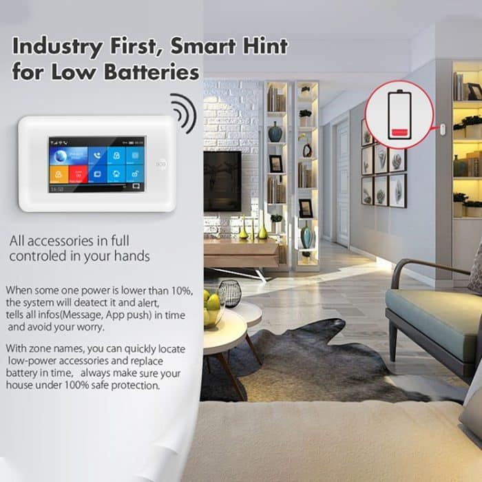 PG-106-GSM Intelligentes GSM / GPRS + WiFi-Alarmsystem mit Touchscreen- und RFID-Funktion – Bild 8