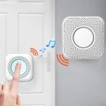 PJ-16 Intelligente kabellose Türklingel mit 8-stufiger Lautstärkeregelung und 36 Klingeltönen, EU-Stecker