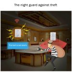 F622-108 Verbesserte Version Good Safe Wireless Electro Guard Watch Fernerkundungssystem-Kit für das Home Office, 1 x Empfänger + 1 x Detektor – Bild 7