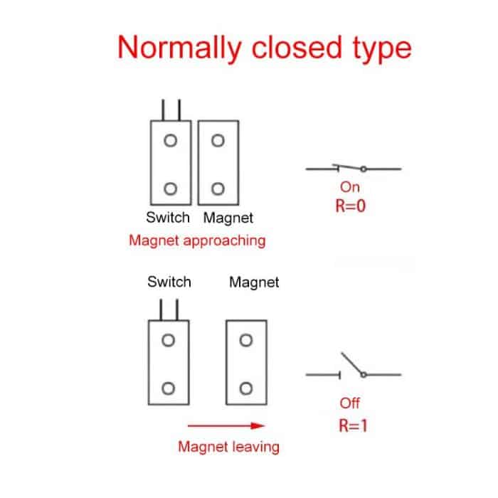 10 PCS Embedded NC-Modell Türmagnetsensorschalter – Bild 8