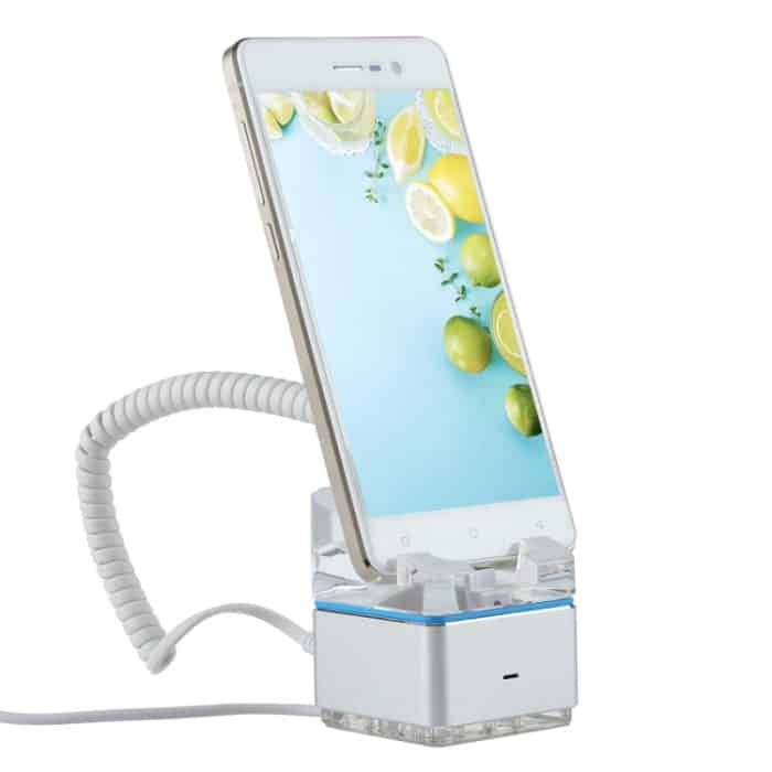 Diebstahlalarmständer Sicherheitssystem Einbruchalarm / Diebstahlalarm Displayhalter für Mobiltelefone mit Micro-USB-Anschluss, Type-C to Micro-USB – Bild 1