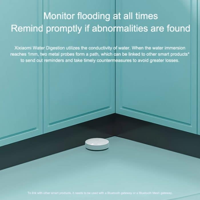 Original Xiaomi Wireless Bluetooth Flood Guard erkennt auf intelligente Weise Wasserlecks Xiaoai Speaker Linkage App, um Smart Home aus der Ferne zu erinnern, muss mit CA1001 verwendet werden – Bild 5