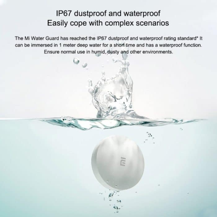 Original Xiaomi Wireless Bluetooth Flood Guard erkennt auf intelligente Weise Wasserlecks Xiaoai Speaker Linkage App, um Smart Home aus der Ferne zu erinnern, muss mit CA1001 verwendet werden – Bild 10