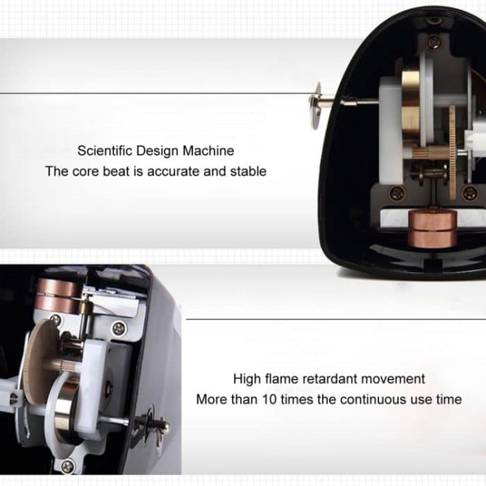 Klavier, Gitarre, Trommel, Violine, Zither, universelles mechanisches Metronom, klassische Version, Classic Version – Bild 3