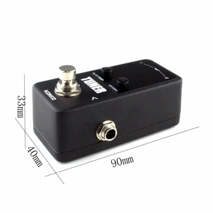KOKKO FTN2 Gitarren-Mini-Monoblock-Effektpedal-Tuner, hochempfindlicher Dual-Mode-Bildschirm, FTN2 – Bild 7