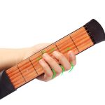 6 Fret Portable Pocket Guitar Übungswerkzeug Gadget für Anfänger Akkord Fingering Übungswerkzeug – Bild 2