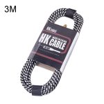 Verbindungskabel für Gitarrenbässe aus Holz Rauschunterdrückung Audiokabel, Kabellänge: 3 m, zufällige Farblieferung