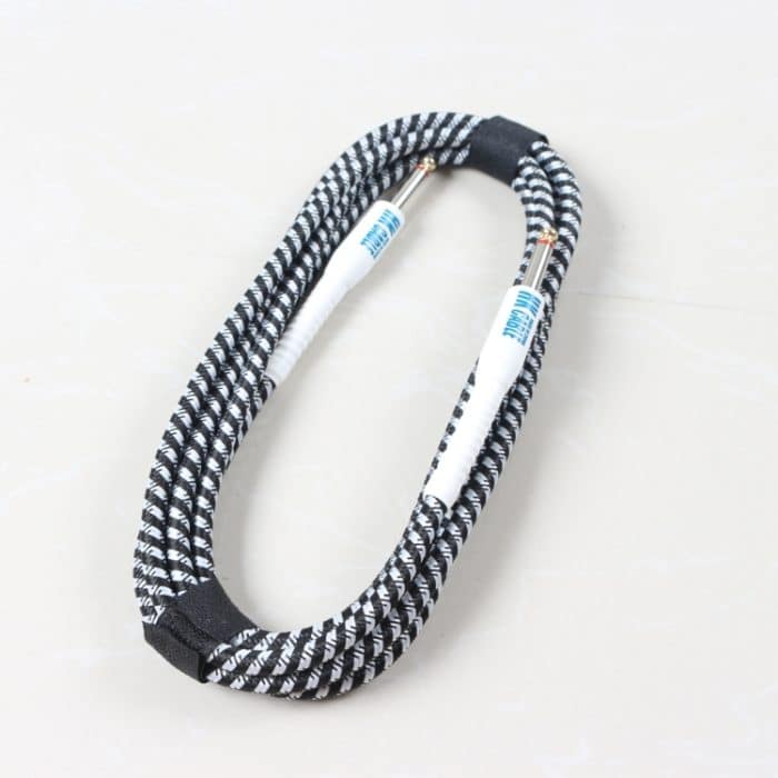 Verbindungskabel für Gitarrenbässe aus Holz Rauschunterdrückung Audiokabel, Kabellänge: 3 m, zufällige Farblieferung – Bild 3