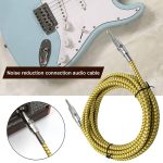 Holzgitarren-Bass-Verbindungskabel Noise Reduction Braid Audio-Kabel, Kabellänge: 3 m – Bild 5
