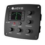 JOYO JE-305 Gitarren-Tonabnehmer, 4-Band-EQ, Vorverstärker-Tuner, Tonabnehmer, Equalizer mit Stimmfunktion, JE-305