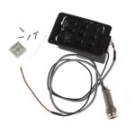 JOYO JE-307 Gitarren-Tonabnehmer, 5-Band-Equalizer, Folk-Gitarren-EQ, Akustikgitarre, Tonabnehmer, Vorverstärker, elektrischer digitaler Tuner, JE-307 – Bild 3