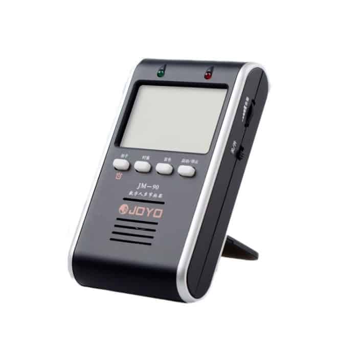 JOYO JM-90 Mini tragbarer wiederaufladbarer Clip-on-LED-Anzeige Elektronischer digitaler Metronom-Tongenerator-Tuner für Gitarre Violine Ukulele, JM-90 (Black), JM-90 (White) – Bild 2