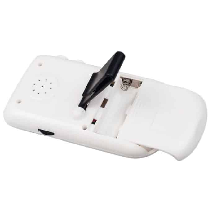 JOYO JM-91 Mini tragbares multifunktionales Gesangsmetronom, elektronischer digitaler Metronom-Tongenerator-Tuner für Gitarre, Violine, Ukulele, JM-91 (White) – Bild 4