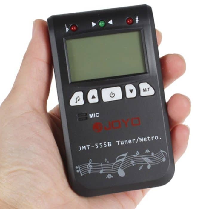 JOYO JMT-555B Metronom-Stimmgerät, chromatische digitale LCD-Hintergrundbeleuchtung mit Tongenerator, 3-in-1-Set für Gitarre, Violine, Ukulele, JMT-555B – Bild 4