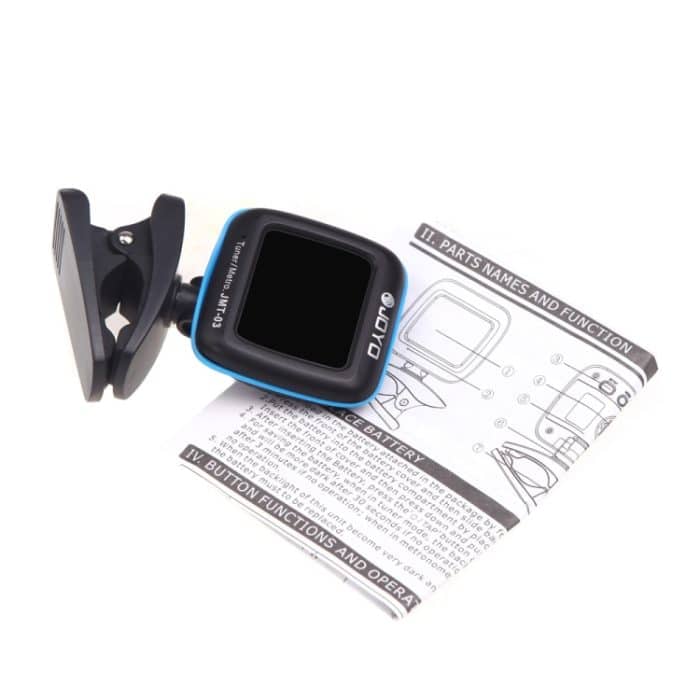 JOYO JMT-03 Tragbares, aufsteckbares Gitarrenstimmgerät, Metronom, unterstützt MIC- und CLIP-Tuning-Modus, 2-in-1, 360 Grad drehbar, für Gitarre, Violine, Ukulele, JMT-03 – Bild 9