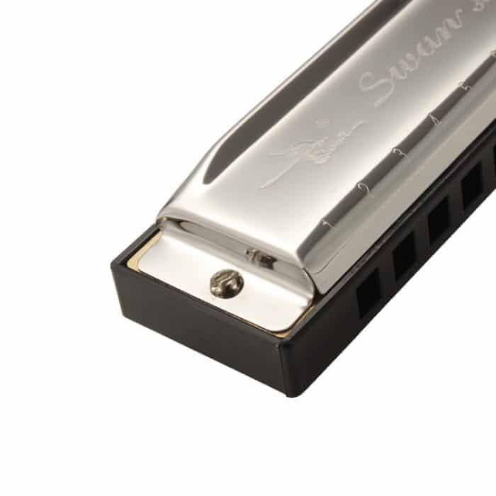 Swan SW1020-7 10 Löcher Diatonic Blues Harfe Mundharmonika Erwachsene Schüler Kinder Anfänger Instrumente – Bild 4