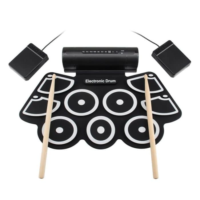 MI5303.jpg MD760 USB Electronic Drum Percussion Verdickte Silikon-Handrollentrommel – Bild 1