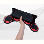 Tragbare elektronische Handtrommel für Erwachsene, Anfänger und Kinder, Electronic Drum(Black) – Bild 8