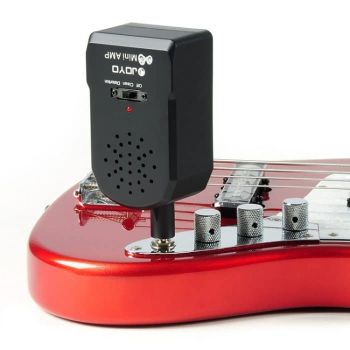 MI6950.jpg JOYO JA-01 2W Großer Gitarrenverstärker Mini Tragbare E-Gitarren-Basslautsprecher mit Verzerrungs-Timbre, Unterstützung für MP3 / Kopfhörer – Bild 1